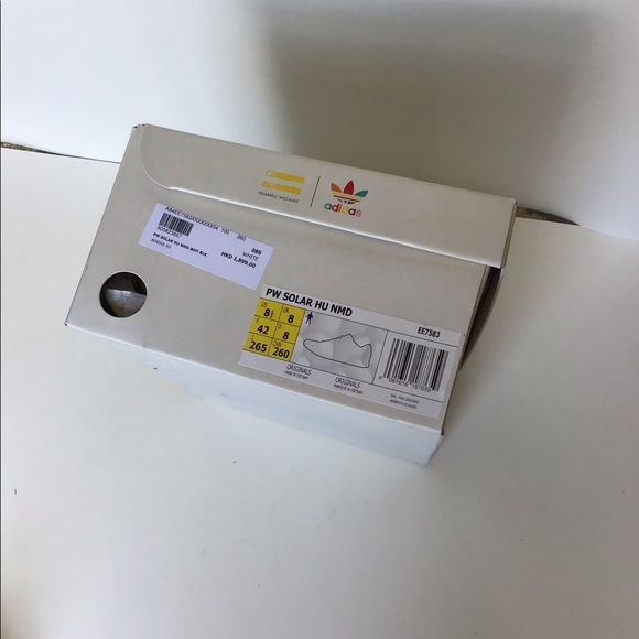 **SOLD** Adidas PHARRELL Solar HU NMD White Sz 8.5 - Picture 7 of 7